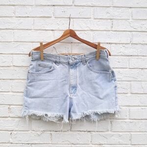 Vintage Lee Cutoff Shorts Lightwash Size 34